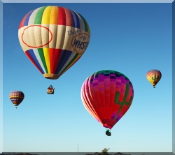 hot air balloon rides over Tucson, AZ